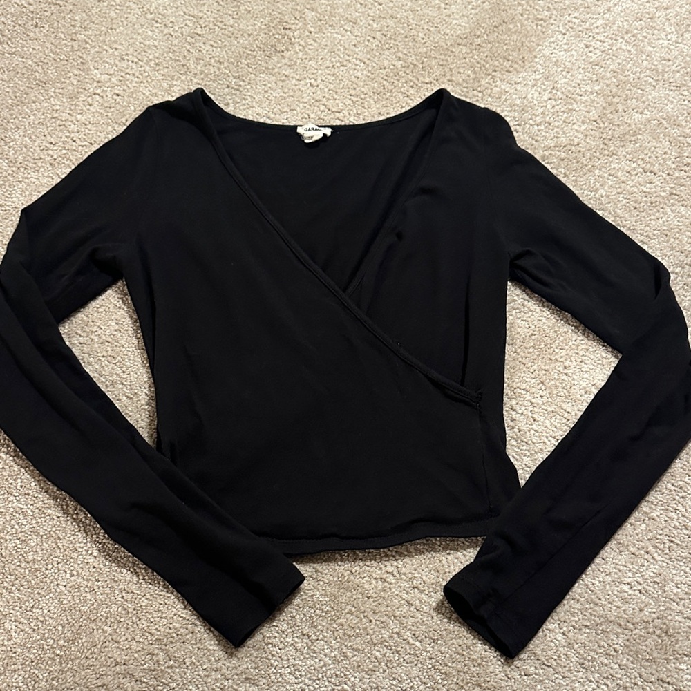 Garage Black Wrap Top